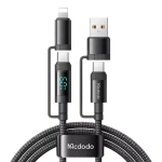 Mcdodo 4 in 1 Charging Cable with LED Watt Display (CA-199)