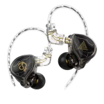 QKZ x HBB 10mm Titanium-Coated Driver Earphones with Mic