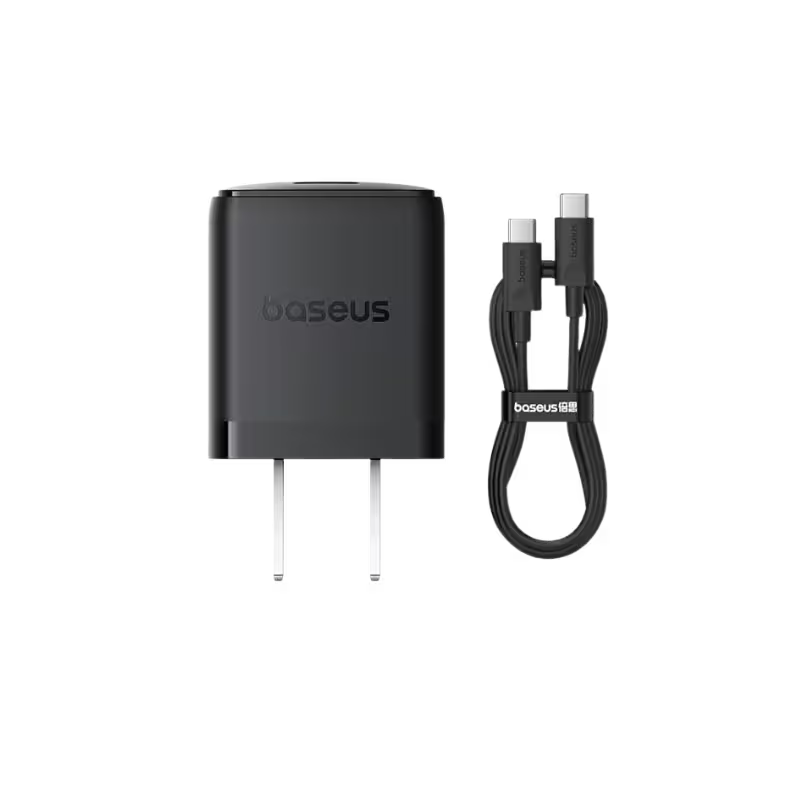 product-0-2336.png Baseus Palm Fast Charger 1C 30W With Type-C to Type-C Cable - Image 1