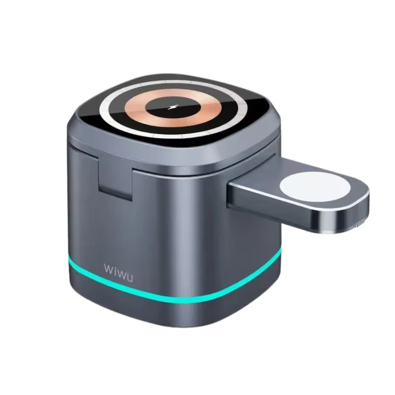 product-0-2373.png WiWU Wi-W024 RUBIK’S CUBE 3 in 1 Wireless Charger - Image 1