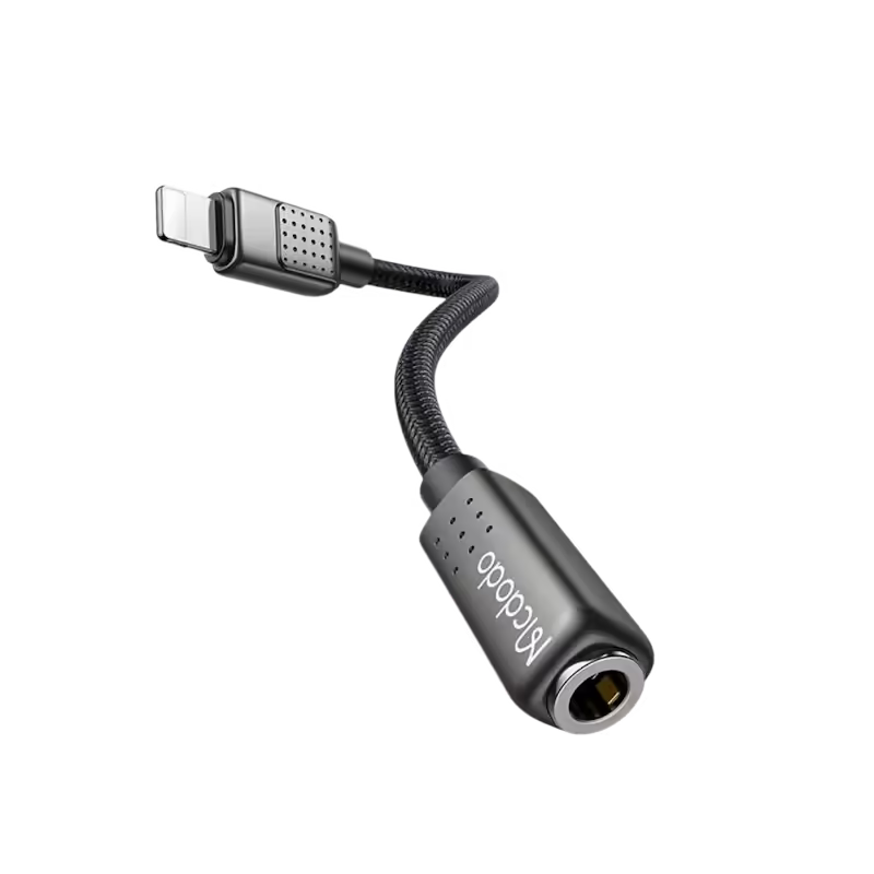 product-0-2439.png Mcdodo CA-501 Lightning to 3.5mm Dongle - Image 1