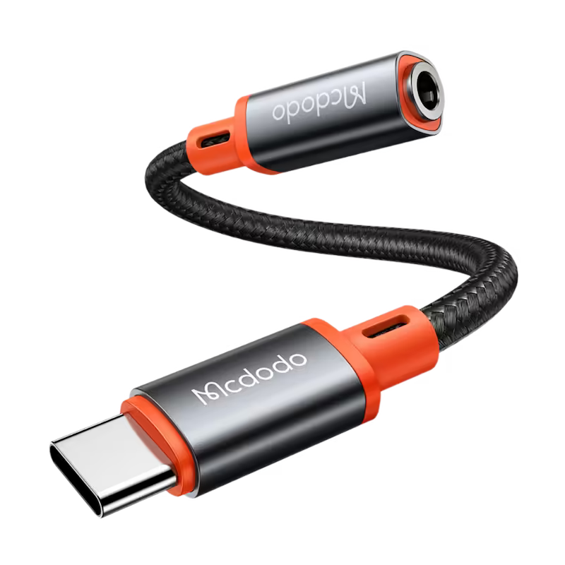 product-0-2442.png Mcdodo CA-7561 Type C to 3.5mm AUX Adapter Audio Dongle - Image 1