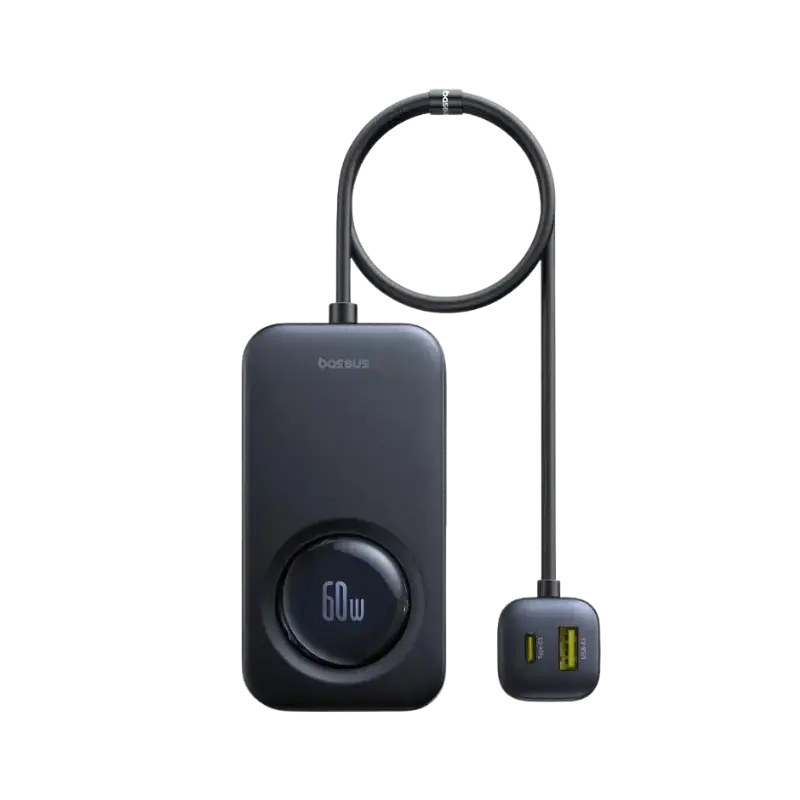 product-0-247.png Baseus PrimeTrip VW1 105W Car Charger with 60W Retractable Cable - Image 1