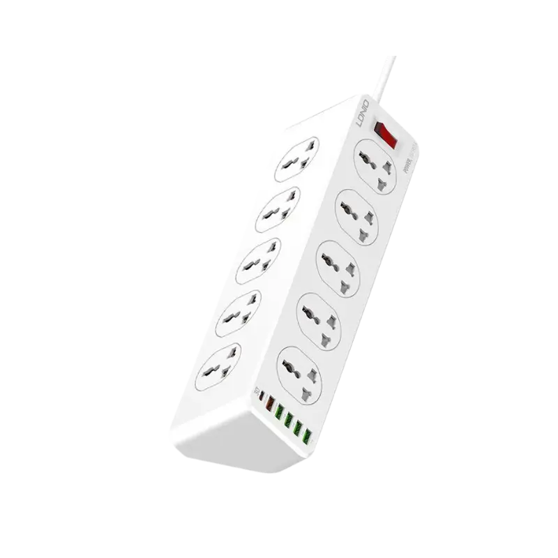 product-0-2470.png LDNIO SC10610 30W 6-Port USB Charger Power Strip Multiplug - Image 1