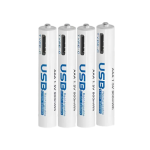 AiVR AAA USB-C Rechargeable Batteries 4pcs – 950mWh