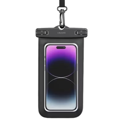 USAMS US-YD012 6.7 inch Transparent Waterproof Swimming Mobile Phone Bag