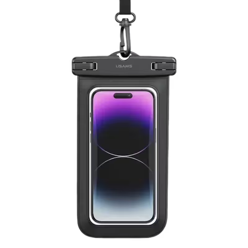 product-0-2555.png USAMS US-YD012 6.7 inch Transparent Waterproof Swimming Mobile Phone Bag - Image 1