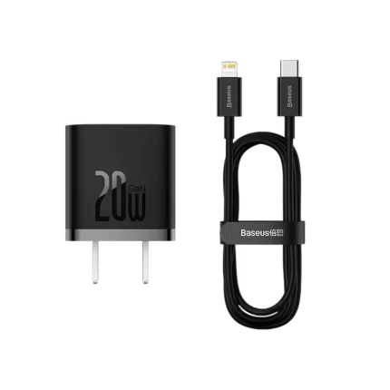 Baseus GaN5 Fast Charger 1C 20W CN Set (Mini)