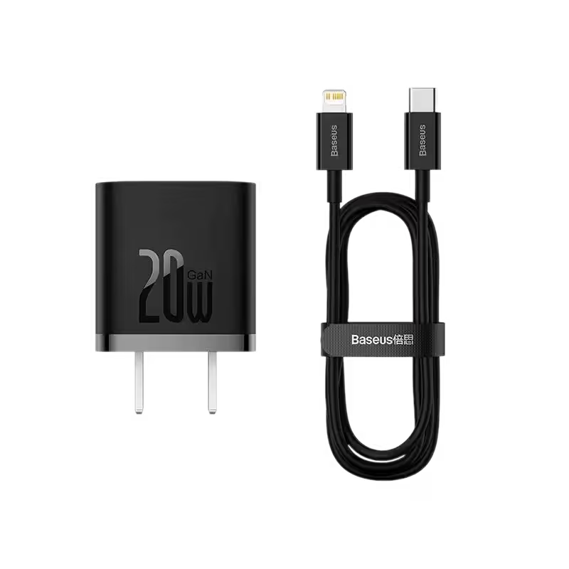 product-0-2563.png Baseus GaN5 Fast Charger 1C 20W CN Set (Mini) - Image 1