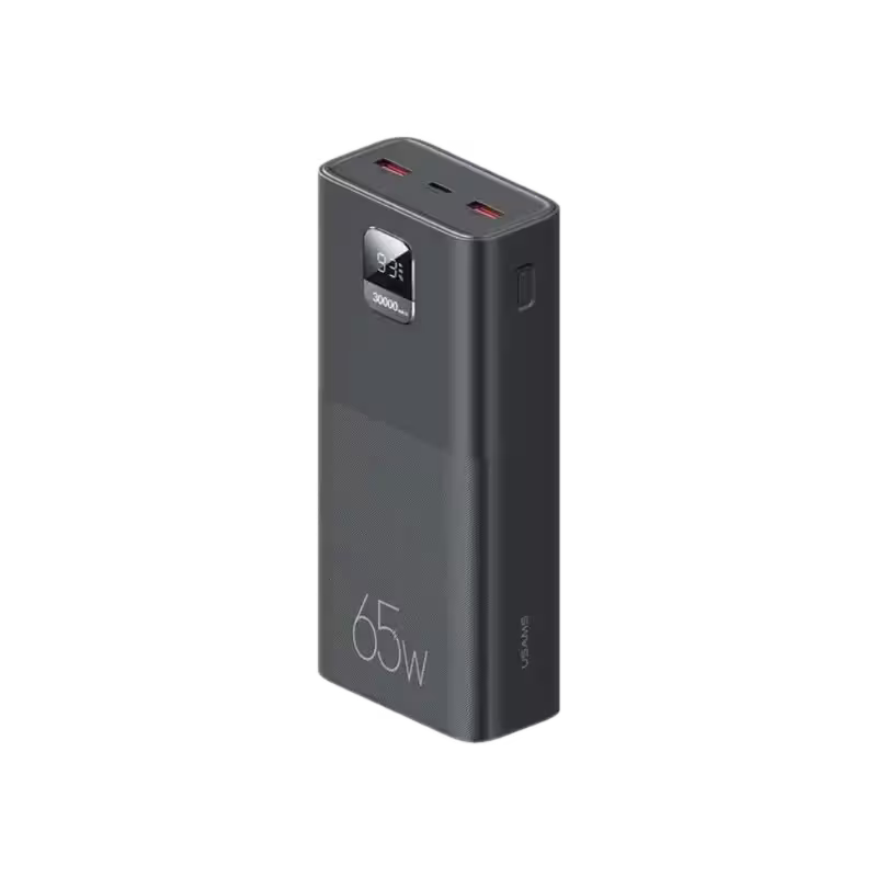 product-0-2635.png USAMS PB68 65W 30000mAh Power Bank with Type-C PD Cable - Image 1