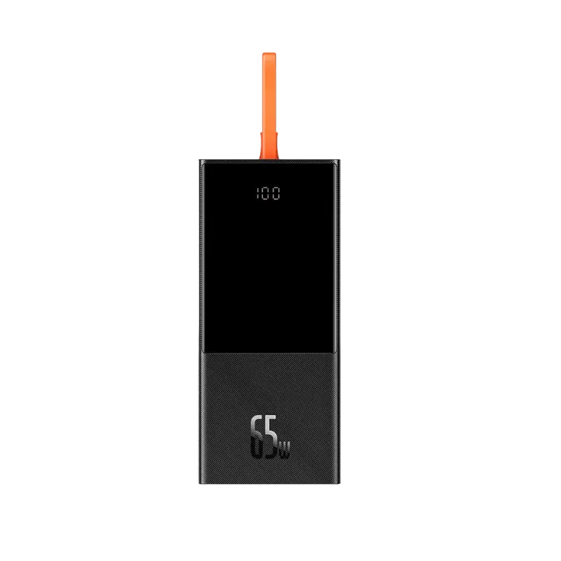 product-0-2653.png Baseus Elf 65W 20000mAh Power Bank with Type-C Cable - Image 1