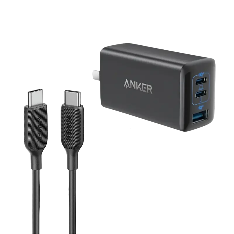 product-0-2702.png Anker 335 65W Adapter with Type C to Type C Cable - Image 1