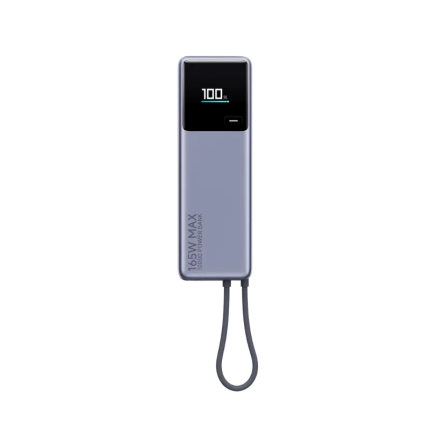 Xiaomi 165W Power Bank 10000mAh with Integrated Cable