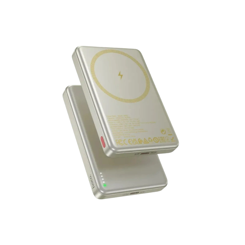 product-0-377.png Hoco Q26A Joy Ultra-thin 10000mAh PD 20W Magnetic Power Bank - Image 1