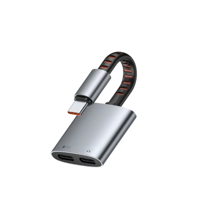 MCDODO CA-337 2 in 1 Charging & Audio Adapter