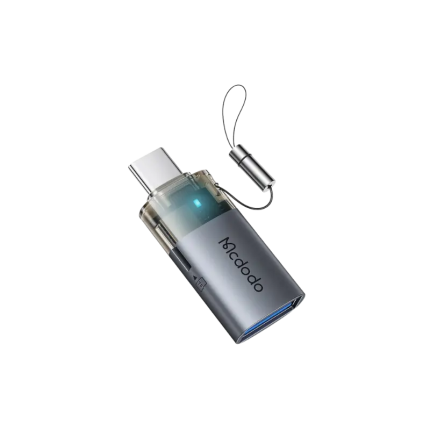 MCDODO OT-760 2-IN-1 USB-A TO USB-C TRANSFER ADAPTER WITH TF CARD READER