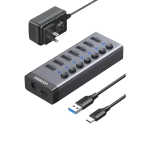 UGREEN 7-Port USB 3.0 Hub with 4 Smart Charging Ports (30778)
