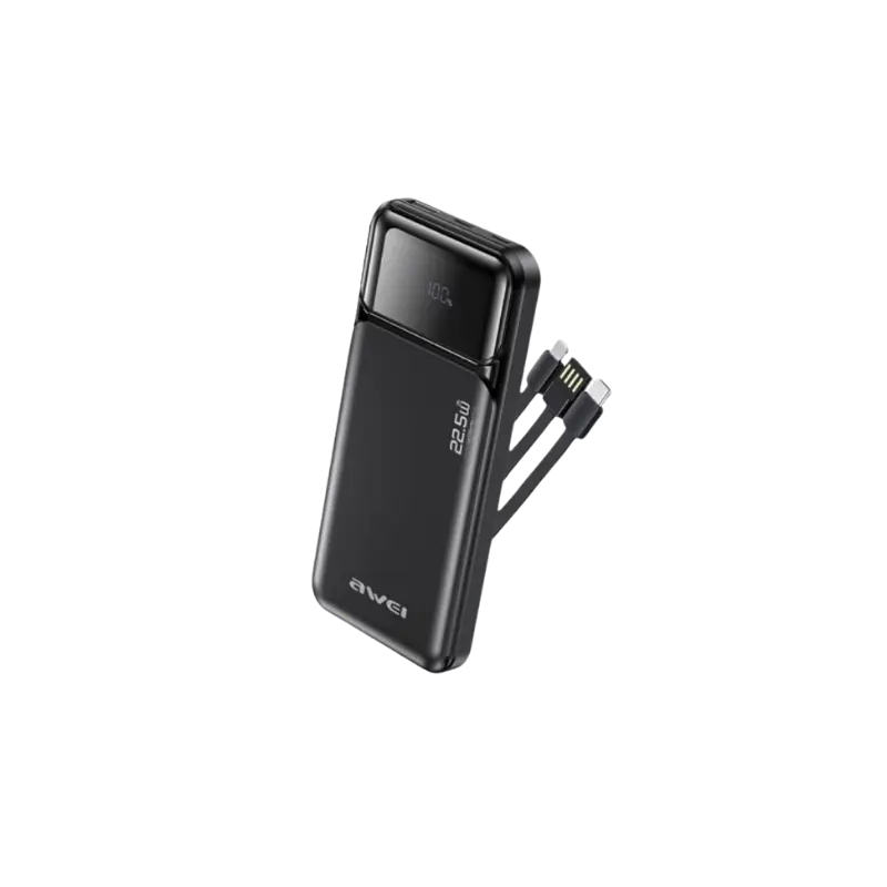 product-0-477.png Awei PA‑91 10000mAh 22.5W Fast Charging Power Bank - Image 1