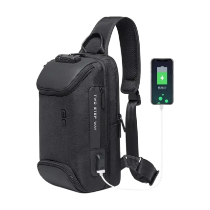 BANGE BG-7082 Anti-theft TSA Lock Crossbody Bag Waterproof Chest Pack