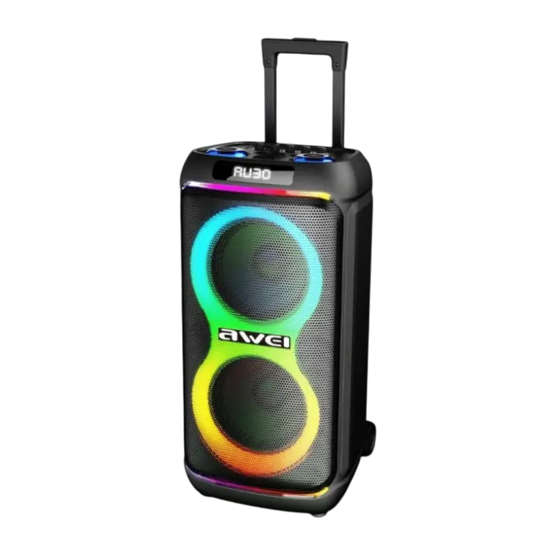 product-0-501.png AWEI KT33 Bluetooth Speaker Troly with 2 Microphone - Image 1