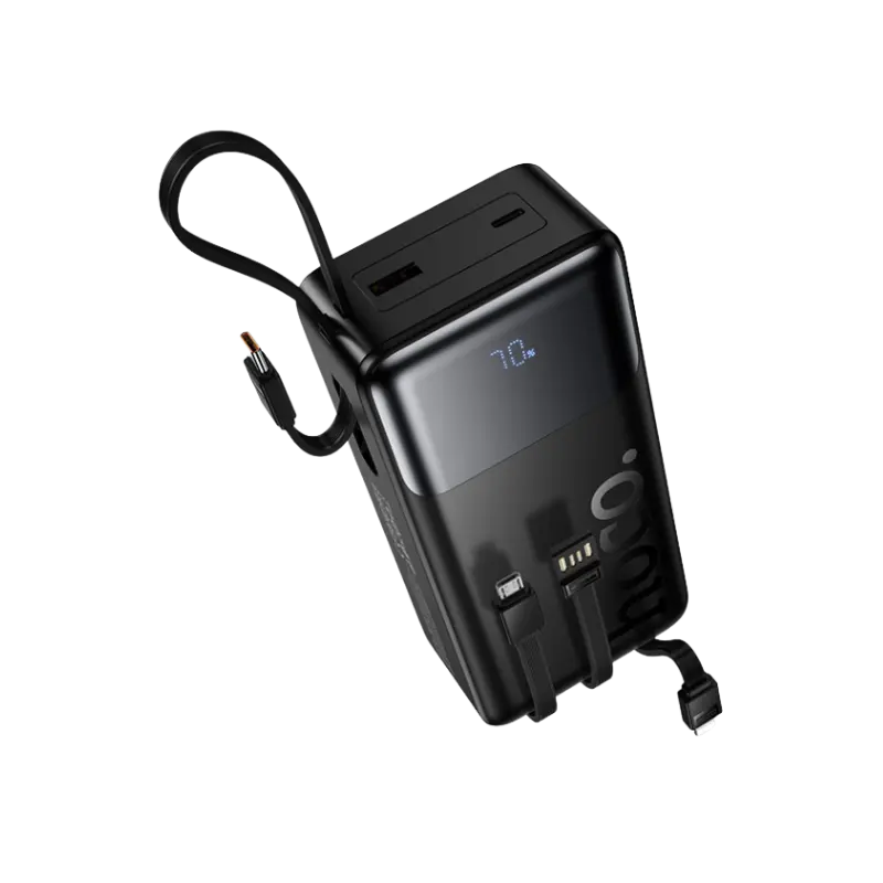product-0-529.png Hoco J156B 22.5W 30000mAh Powerbank with Built-in Four Cables - Image 1