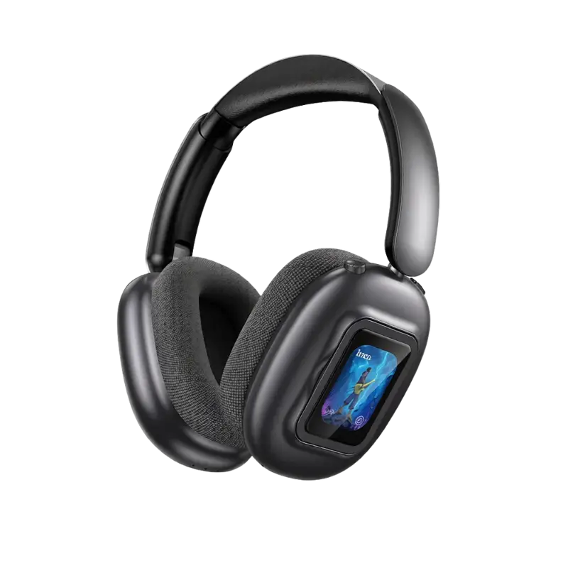product-0-619.png Hoco ESD23 ANC BT Headphones with Display - Image 1