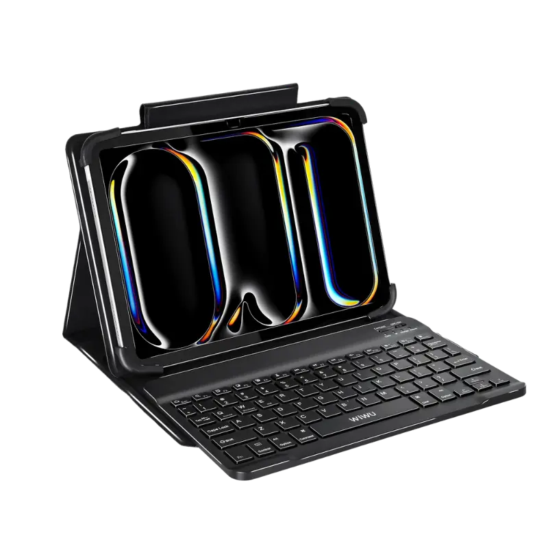 product-0-624.png WiWU PU Leather Flip Universal Keyboard Case 9 to 11 inch - Image 1