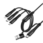 HOCO X123 6-in-1 3.0A Fast Charging Braided Cable
