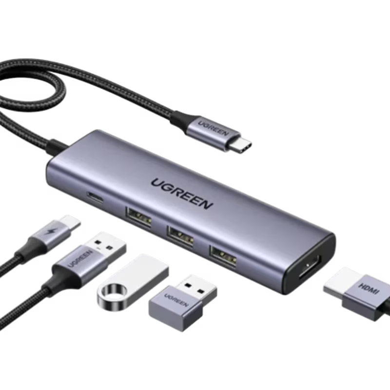 product-0-721.png UGREEN CM511 USB-C Multifunction 5-in-1 HUB (15596) - Image 1