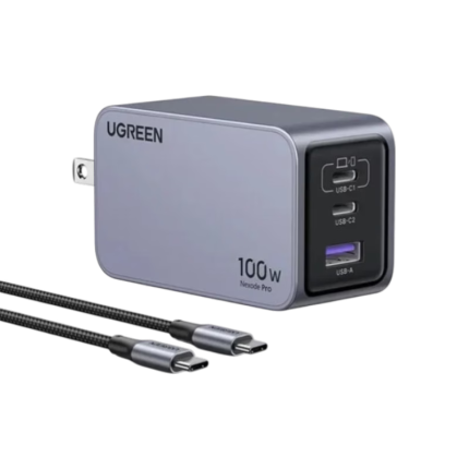 UGREEN X757 Nexode Pro 100W 3-Port GaN Fast Charger with C to C Cable