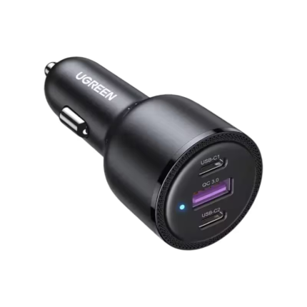 UGREEN CD239 USB C 3 Ports Car Charger