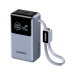 UGREEN PB727 Nexode 55W 10000mAh Power Bank with Built in Cable