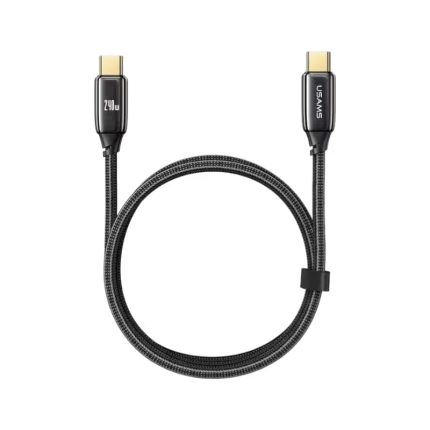 USAMS US-SJ581 U82 Type-C To Type-C PD 240W PD3.1 Zinc Alloy Cable