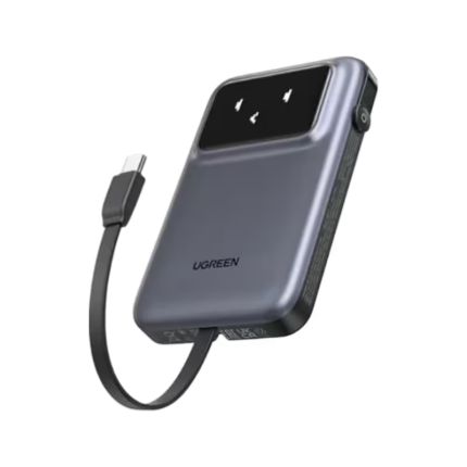 UGREEN PB511 30W 10000mAh Power Bank with Built-in Cable – (35603B)