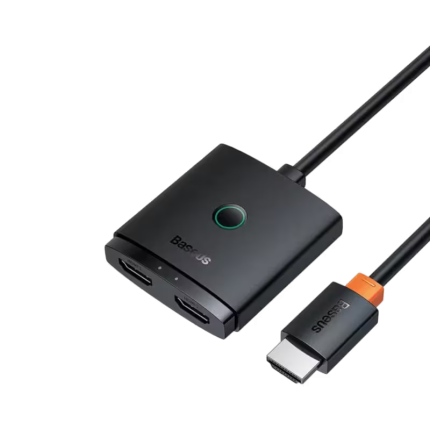 Baseus AirJoy Series 2-in-1 Bidirectional HDMI Switch with Cable