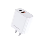 Rock Space Dual USB A + USB C T43 PD 20W Travel Charger - Image 2