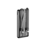 Awei P76K 10000mAh 22.5W Digital Display Dual Cable Powerbank - Image 2