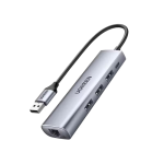 UGREEN CM475 4 in 1 USB 3.0 Hub 1000Mbps Ethernet Adapter - Image 2