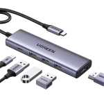 UGREEN Revodok USB C Hub 5 in 1 Multiport Adapter 4K HDMI - Image 2