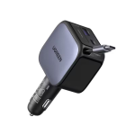 UGREEN 60W  EC602 Car Charger with Retractable Cable - Image 2