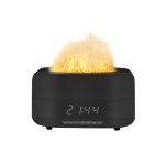 Electric Flame Essential Oil Diffuser Ultrasonic Humidifier Clock - Image 2