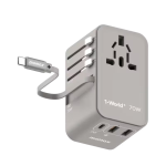 Momax 1 World 3-Ports GaN Universal Travel Charger – 70W - Image 2