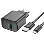 Hoco CS21A 18W EU Wall Charger With Cable - Image 2