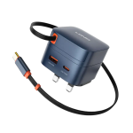 LDNIO Q10 65W GaN Fast Charger with 80cm Retractable Cable - Image 2