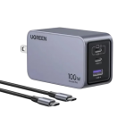 UGREEN X757 Nexode Pro 100W 3-Port GaN Fast Charger with C to C Cable - Image 2