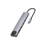 Hoco DUP09 8-in-1 Docking Hub Converter Adapter - Image 3