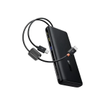 Baseus FC41 20000mAh 100W Fast Charging Power Bank with Built-in USB-C Cables - Image 3
