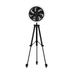 JISULIFE FA17 Outdoor LED Ceiling Fan with Long Tripod Stand - Image 3