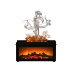 Mibeli HY05 280ml Simulated Charcoal Fireplace Aroma Humidifier - Image 3