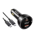 Baseus Superme Digital Display PPS Dual Port 100W Car Charger - Image 3